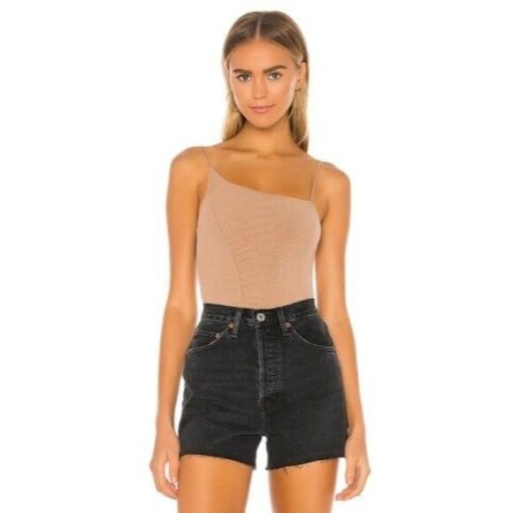 Revolve Lovers and Friends Tan Donovan Bodysuit - Picture 1 of 5